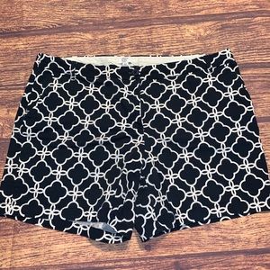 Navy and white Crown & Ivy shorts